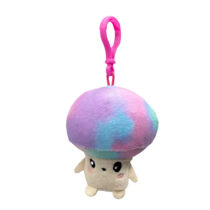Portachiavi in ​​peluche a forma di fungo Kawaii
