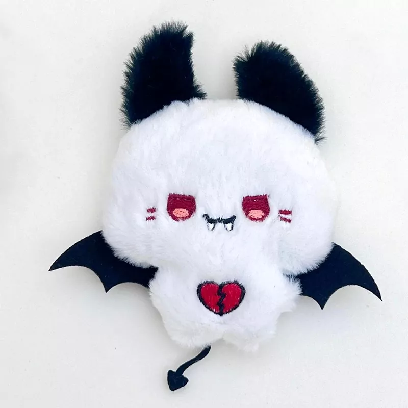 Peluche di Halloween farcito con diavolo bianco